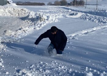 Ardahan’da kar rekoru: 55 yılın en yüksek kar miktarı
