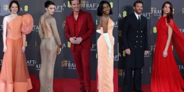 BAFTA Ödülleri’nde zarafet yarışı: Kırmızı halıda büyüleyici görüntüler