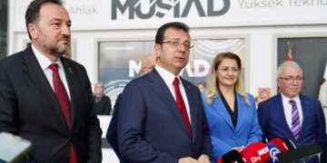 İmamoğlu MÜSİAD’ı ziyaret etti