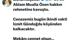meral aksener hayatini kaybeden ablasi icin kocaeliye geliyor habermeydan