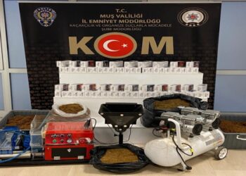 Muş’ta kaçak sigara üretimine operasyon!