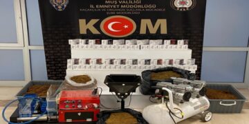 Muş’ta kaçak sigara üretimine operasyon!