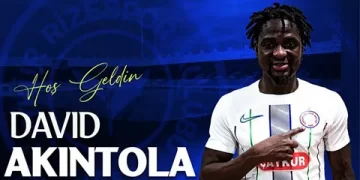 Rizespor, Akintola’yı kadrosuna kattı!