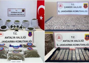 “NARKOÇELİK-4” operasyonlarında 1 ton uyuşturucu madde ve 23 bin uyuşturucu hap ele geçirildi