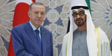 Erdoğan, BAE Devlet Başkanı Al Nahyan ile görüştü