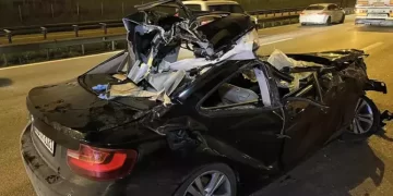TEM’de feci kaza: 1 ölü, 2 yaralı