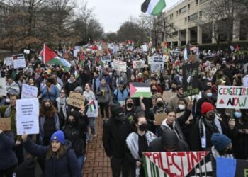 ABD halkı İsrail’i protesto etti!