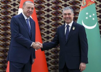 Erdoğan, Gurbangulu Berdimuhamedov ile görüştü