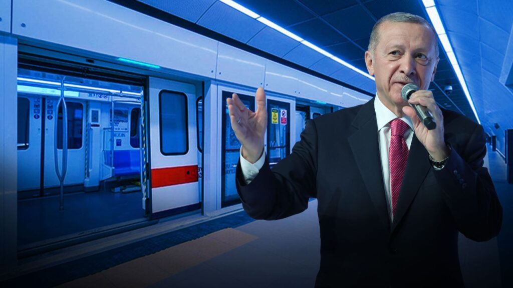 Cumhurbaşkanı Erdoğan'ın katılımıyla İstanbul'da yeni metro hattı açıldı erdogan metro habermeydan