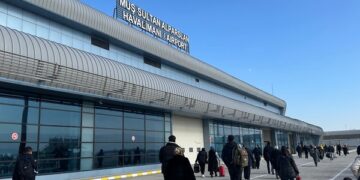 Muş Havalimanını, 2024 şubat ayında 38 bin 187 yolcu kullandı