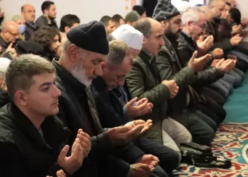 Muş Varto’da Cuma namazının ardından Filistinliler için dua edildi!