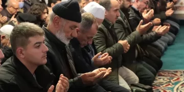 Muş Varto’da Cuma namazının ardından Filistinliler için dua edildi!