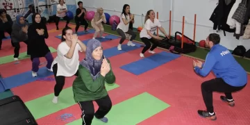 Sinop’ta sağlık sorunu yaşayan kadınlar sporla zinde kalıyor!