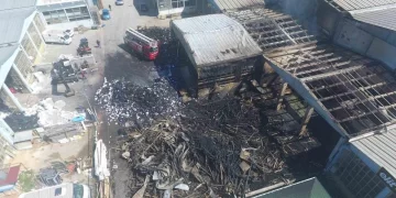 Sinop’taki bungalov ev atölyesinde çıkan yangının hasarı gündüz ortaya çıktı!