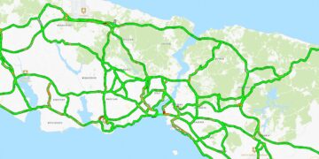 İstanbul trafiğinde ‘bayram’ etkisi