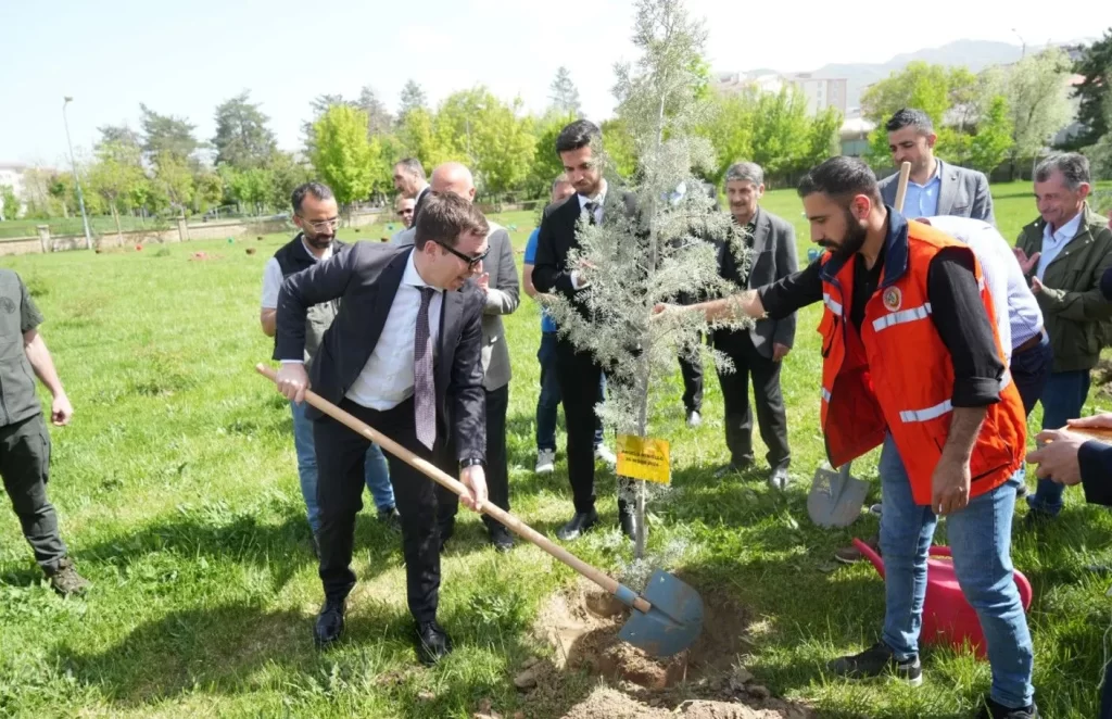 italya dan gelen heyet mus ta halay cekip agac dikti habermeydan