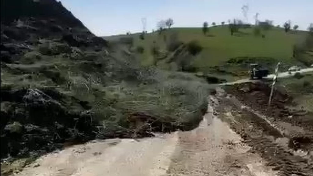 mus varto da heyelan ani saniye saniye goruntulendi habermeydan