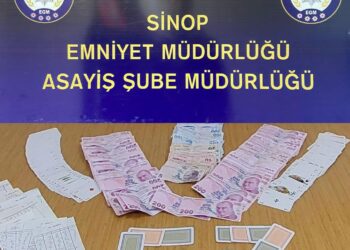 Sinop’un Türkeli ilçesinde kumar baskını!