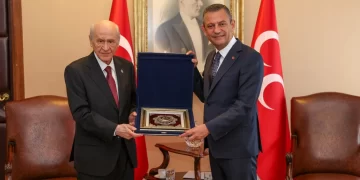 7 yılın ardından ilk ziyaret: Özgür Özel ve Devlet Bahçeli bir araya geldi