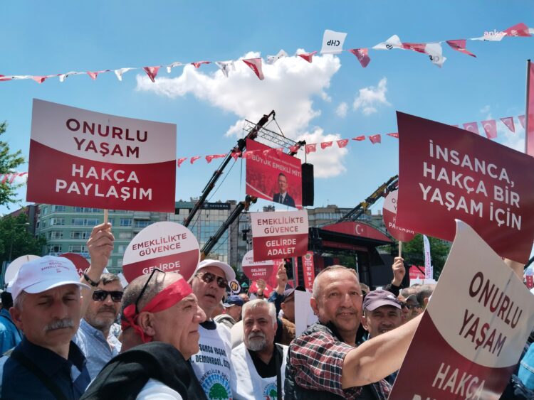 emekli mitingi habermeydan