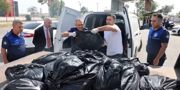 500 kilogram kaçak et imha edildi