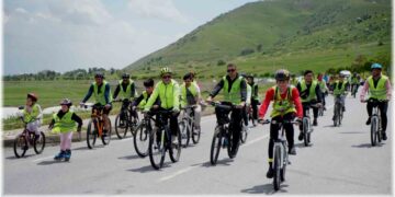 Muş’ta, 11. Yeşilay Bisiklet Turu düzenlendi!