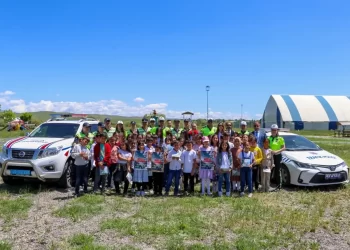 Muş’ta, Jandarma ekiplerinden öğrencilere trafik eğitimi!