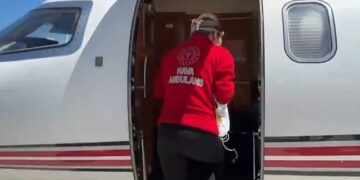 Muş’ta rahatsızlanan 3 günlük bebek ambulans uçakla Ankara’ya sevk edildi!