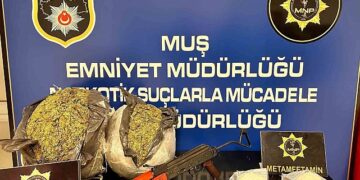 Muş’ta uyuşturucu ve silah operasyonunda 3 kişi tutuklandı!