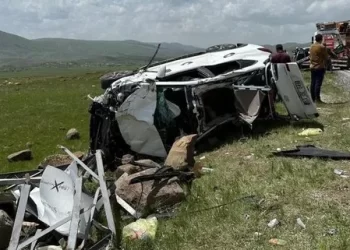 Muş’un Varto-Erzurum kara yolunda feci kaza: 1 ölü, 4 yaralı
