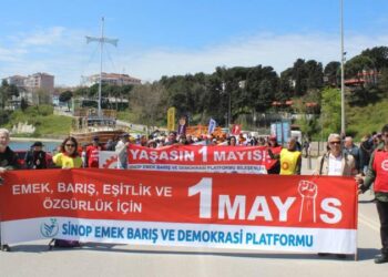 Sinop’ta, 1 Mayıs Emek ve Dayanışma Günü coşkuyla kutlandı!