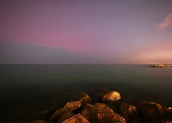 Güneş patlamasının ardından ‘Kuzey Işıkları’ Trabzon’da da görüldü