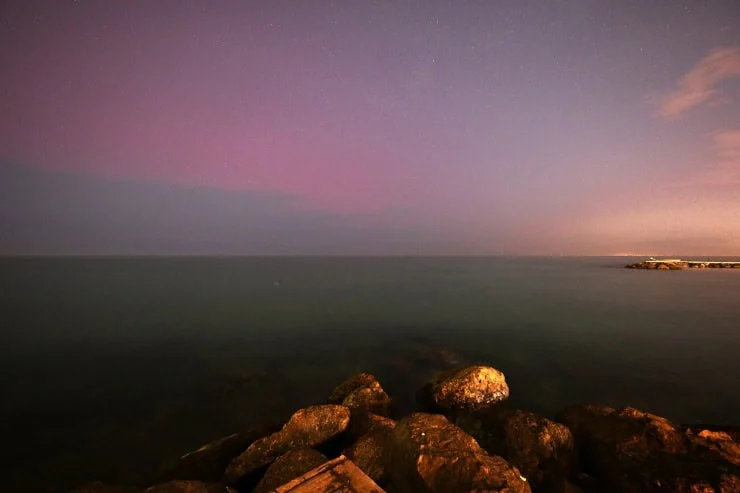 Güneş patlamasının ardından ‘Kuzey Işıkları’ Trabzon’da da görüldü trabzon kuzey isiklari habermeydan