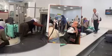 Hacdan dönen vatandaşların bavul sıkıntısı!