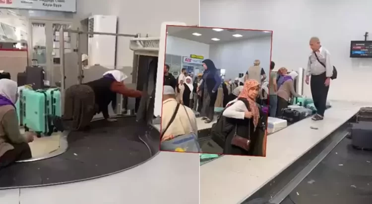 Hacdan dönen vatandaşların bavul sıkıntısı! hac bavul habermeydan