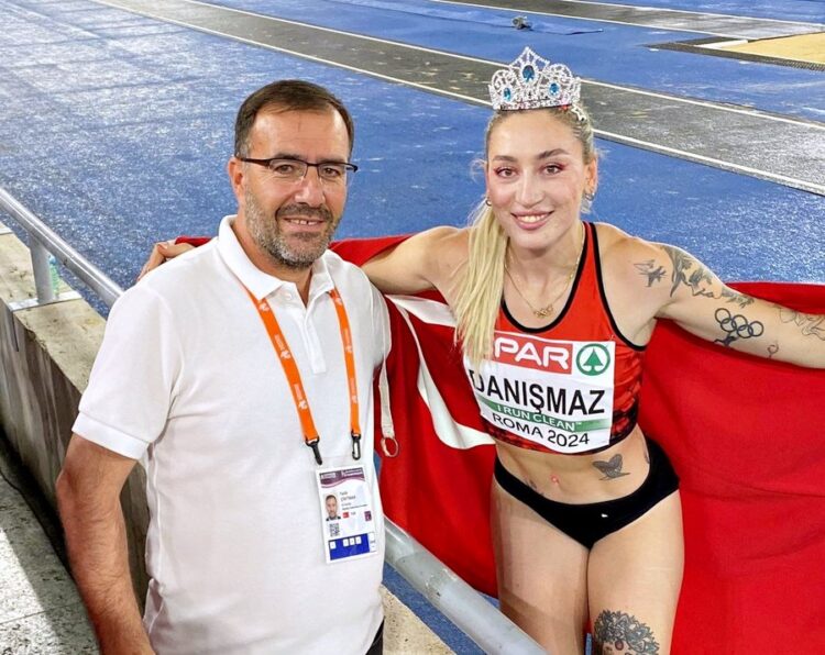 milli atlet tugba danismaz kadinlar uc adim atlamada avrupa 2 si oldu habermeydan