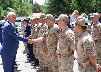 Muş’ta bayramlaşma töreni düzenlendi!