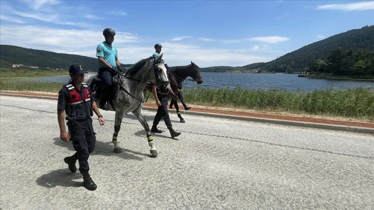 Abantta Atli Jandarma Timleri Gorevde habermeydan