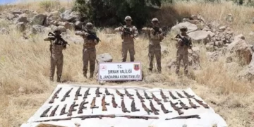 “BOZDOĞAN-49” Operasyonunda 36 adet AK-47 piyade tüfeği ele geçirildi