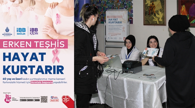 İBB'nin ücretsiz meme kanseri taraması devam ediyor ibb meme kanseri habermedan