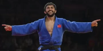 Milli Judocu Salih Yıldız, Paris’te bronz mücadelesi verecek!