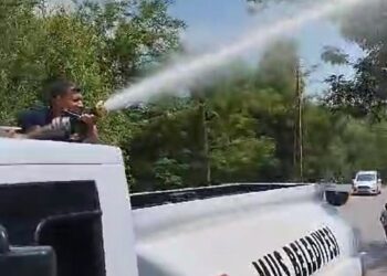 Muş’ta, korkutan mezarlık yangını!