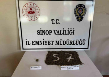 Sinop Durağan’da, bir şahsın üst aramasında uyuşturucu yakalandı!