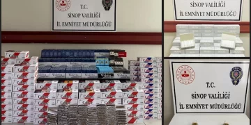 Sinop ve Boyabat’ta 76 bin 700 makaron ele geçirildi!