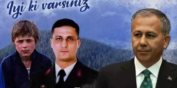 Bakan Yerlikaya’dan şehit Jandarma Astsubay Ferhat Gedik ve Eren Bülbül paylaşımı