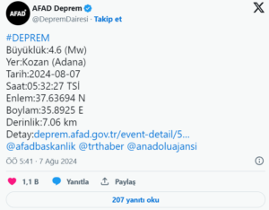 afad deprem habermeydan
