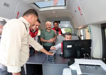 Adıyaman’da düzensiz göçle mücadelede mobil göç aracı hizmete başladı