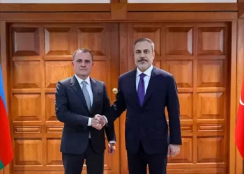 Bakan Fidan, Azeri mevkidaşıyla bir araya geldi