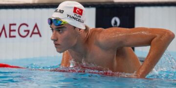 Kuzey Tunçelli, yüzmede Olimpiyat 5.’si oldu!
