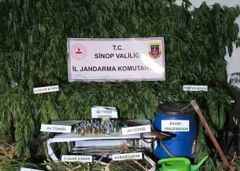 Sinop’ta yapılan uyuşturucu operasyonunda 6,4 kilo esrar ele geçirildi!